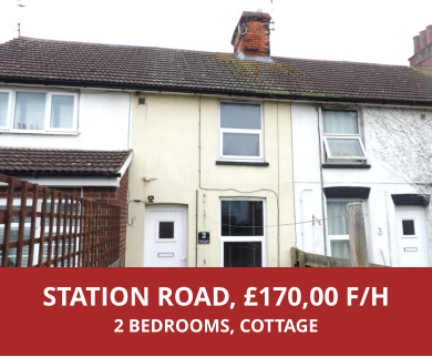 STATION ROAD, £170,00 F/H 2 BEDROOMS, COTTAGE
