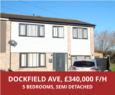 DOCKFIELD AVE, £340,000 F/H 5 BEDROOMS, SEMI DETACHED
