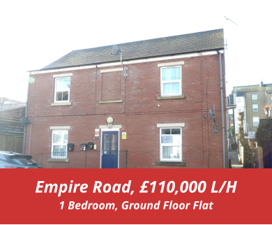 Empire Road, £110,000 L/H 1 Bedroom, Ground Floor Flat